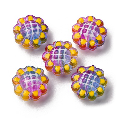 Glass Enamel Beads GLAA-C038-02K-1