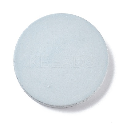 Round Porcelain Flat Round Jewelry Plate DJEW-I015-01-1