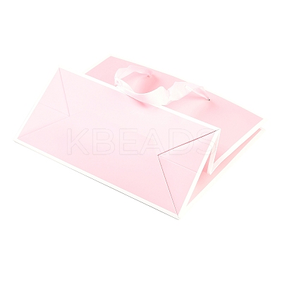 Rectangle Paper Bags with Rope Handles CARB-L011-02A-04-1