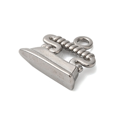 304 Stainless Steel Pendants STAS-N103-45P-1