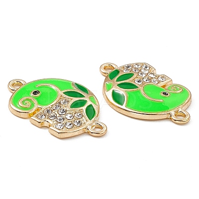 Alloy Crystal Rhinestone Connector Charms FIND-C019-31KCG-1