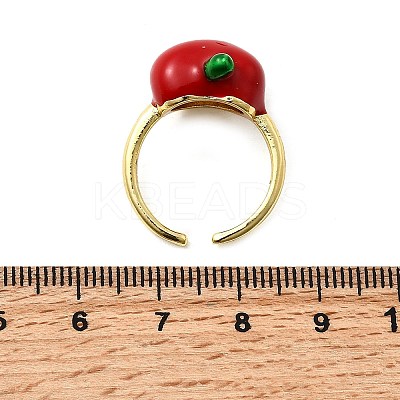 Brass Adjustable Cuff Rings RJEW-C143-01C-G-1