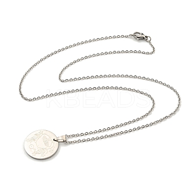 Non-Tarnish Constellation Pendant Necklaces LS-NJEW-S422-04P-04-1