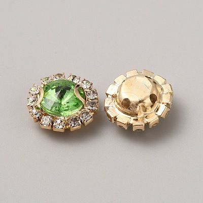 Glass Rhinestone Sew on Rhinestone GLAA-TAC0011-04KCG-01-1