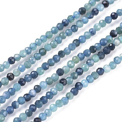 Natural Blue Tourmaline Beads Strand LS-G-R475-027-1