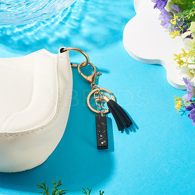 1Pc Resin Letter Keychains KEYC-TADJ0001-09I-1