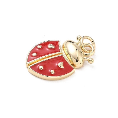 304 Stainless Steel Enamel Pendants STAS-A131-03C-G-1
