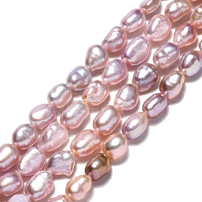 Natural Cultured Freshwater Pearl Beads Strands PEAR-N014-05F-1