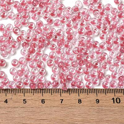 6/0 Transparent Inside Colours Glass Seed Beads SEED-P006-01A-10-1
