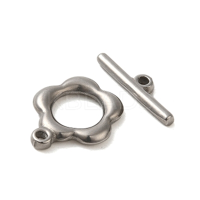 Non-Tarnish 304 Stainless Steel Toggle Clasps LS-STAS-Q324-16P-1
