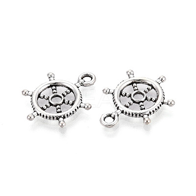 Tibetan Style Alloy Pendants TIBEP-T053-10AS-1