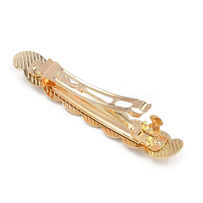 Twist Alloy with Iron Clip Hair Barrettes PHAR-G014-04G-1