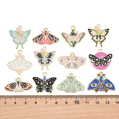 Alloy Enamel Pendants AL-CBAABEF-01-1