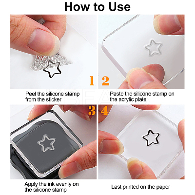 Summer Theme PVC Plastic Clear Stamps DIY-WH0631-0568-1