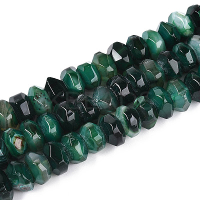 Natural Agate Beads Strands G-N356-01A-07-1