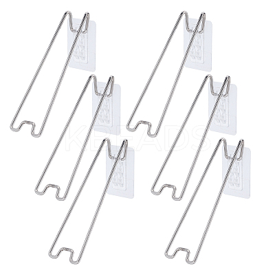 201 Stainless Steel Picture Frame Stand AJEW-WH0651-43B-1