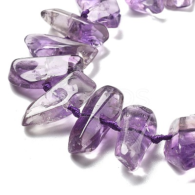Natural Amethyst Beads Strands G-C179-D01-02-1
