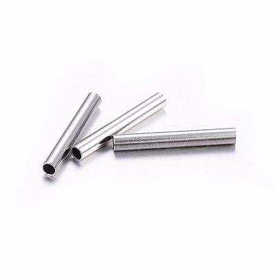 Tarnish Resistant 304 Stainless Steel Tube Beads STAS-F174-16P-A-1