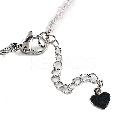 Natural Rose Quartz & Dyed Natural White Jade Faceted Butterfly  Pendant Necklaces NJEW-G143-01J-1