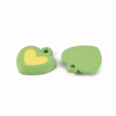 Spray Painted Alloy Enamel Charms PALLOY-T075-129E-RS-1