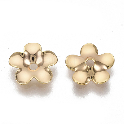 Brass Bead Caps X-KK-T055-002G-NF-1
