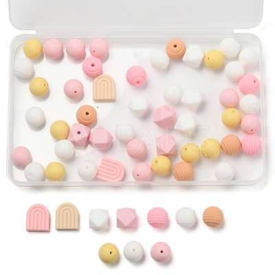 10 Style Silicone Beads SIL-OC0001-02-1