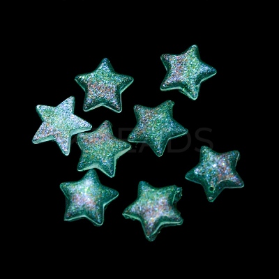 Luminous Transparent Resin Decoden Cabochons RESI-D013-13-1