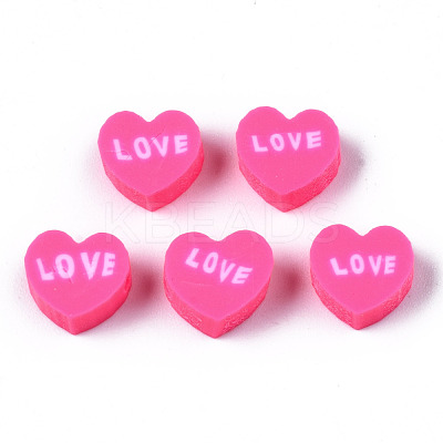 Handmade Polymer Clay Beads X-CLAY-N008-032E-1