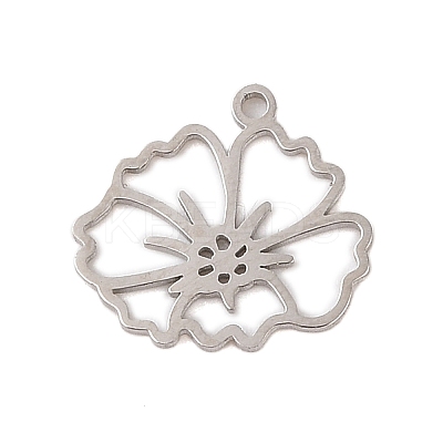 Non-Tarnish 304 Stainless Steel Pendants STAS-S139-06P-11-1