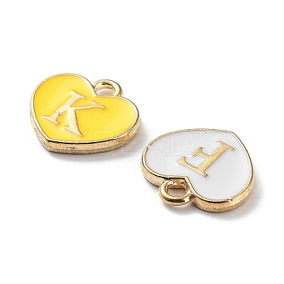 Alloy Enamel Charms FIND-Z021-02KCG-1