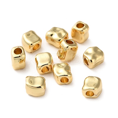 Rack Plating Brass Spacer Beads X-KK-K346-30G-1