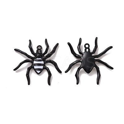 Halloween Rack Plating Alloy Enamel Pandants PALLOY-O109-56EB-1