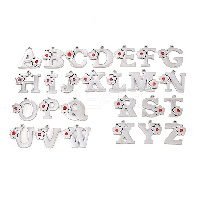 304 Stainless Steel Rhinestone Pendants Sets STAS-B123-03P-1