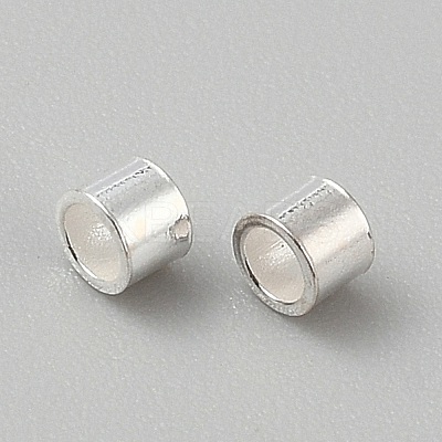 925 Sterling Silver Tube Beads STER-WH0061-28D-1