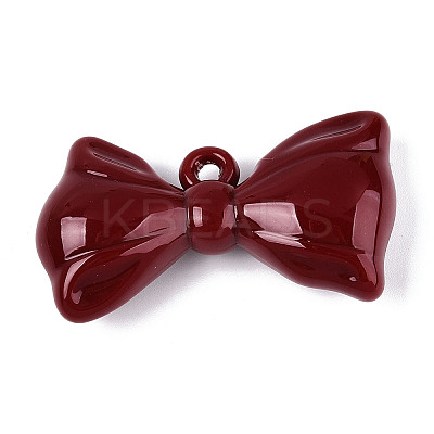 Opaque Acrylic Pendants SACR-T017-48B-1