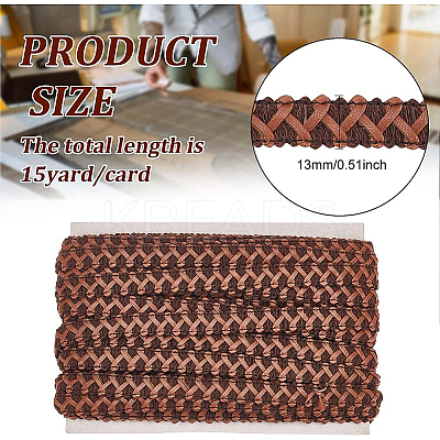 Imitation Leather Braided Lace Ribbon WL-WH0003-02B-1