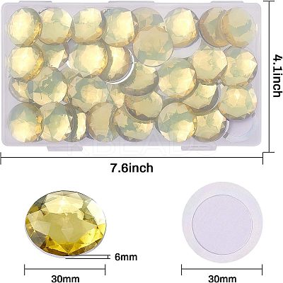 Self-Adhesive Acrylic Rhinestone Stickers DIY-FG0001-21E-1