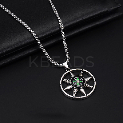 Alloy Pendant 201 Stainless Steel Chain Necklaces for Men FS-WG1D596-04-1