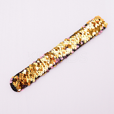 Mermaid Slap Bracelets BJEW-TAC0004-03K-1
