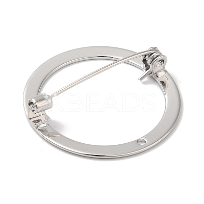 Brass Brooch Findings KK-U013-12P-1