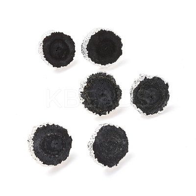 Natural Dyed Quartz Stud Earrings EJEW-P166-C04-1