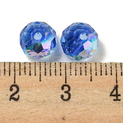 Electroplate Glass Beads EGLA-Z004-01B-11-1