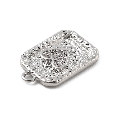Brass Micro Pave Cubic Zirconia Pendants LS-KK-D283-30P-01-1