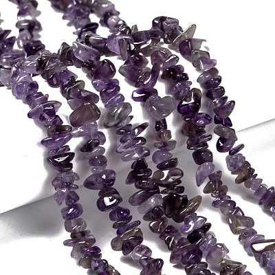 Natural Amethyst Beads Strands Z0RRN-1
