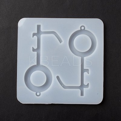 Key Shape DIY Pendant Silicone Molds DIY-F114-12-1