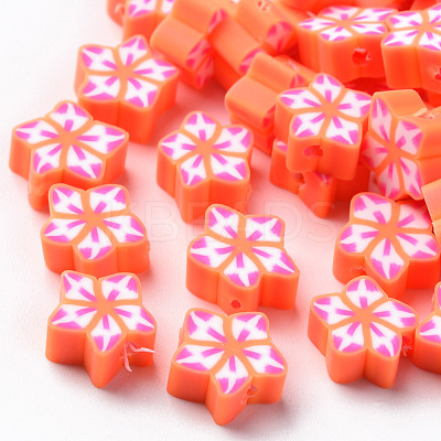 Handmade Polymer Clay Beads CLAY-N008-044B-1