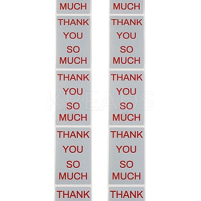 200Pcs Thank You Theme Stickers Roll DIY-M070-01I-1