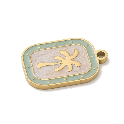 304 Stainless Steel Enamel Pendants STAS-I322-83G-C-1