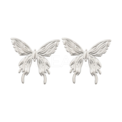304 Stainless Steel Stud Earrings for Women LS-EJEW-K306-21P-1