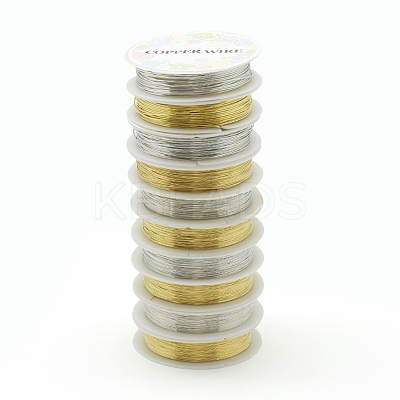 Round Copper Jewelry Wire CW0.8mm018-1